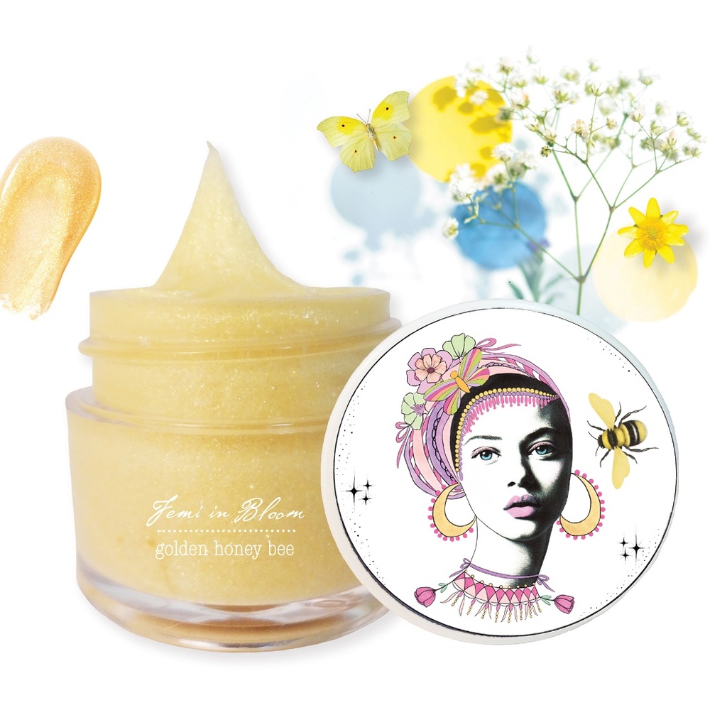 Sheer Gold Shimmer Organic Lip Gloss Plumper Treatment